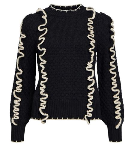 Tröjor/Koftor - Objyaa knit pullover – black